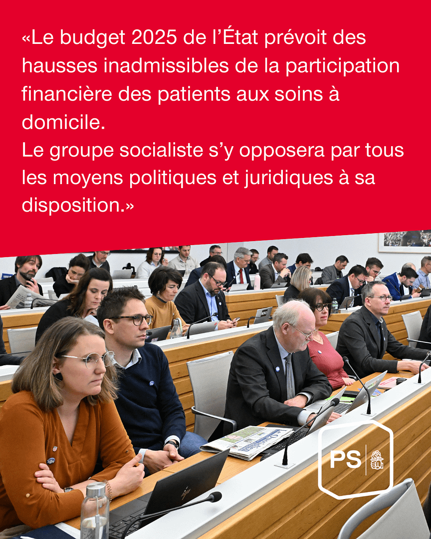 2024 12 Budget 2025 hausse sur la quote part Soins Domicile